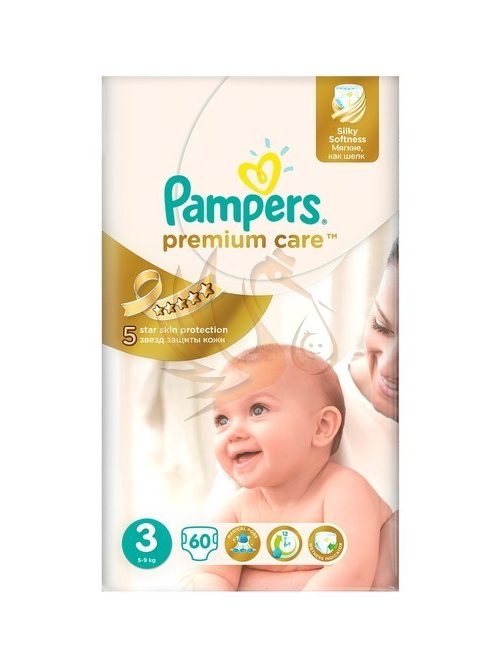 Pampers Premium Care pelenka midi 60db-os 3