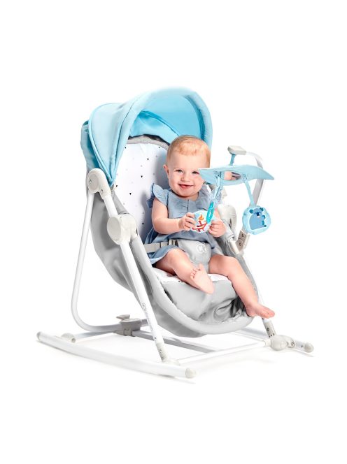 Kinderkraft 5in1 bölcső-babaágy-hinta-pihenőszék-szék - Unimo Up rózsaszín