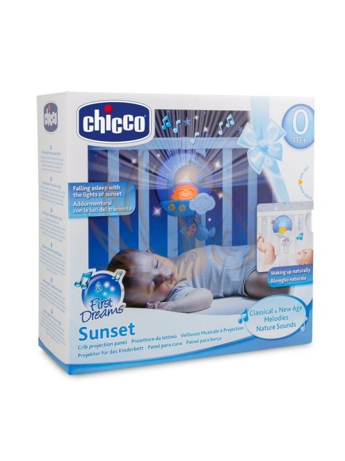 Chicco Naplemente - Napfelkelte projektor – kék kiságyra akasztható